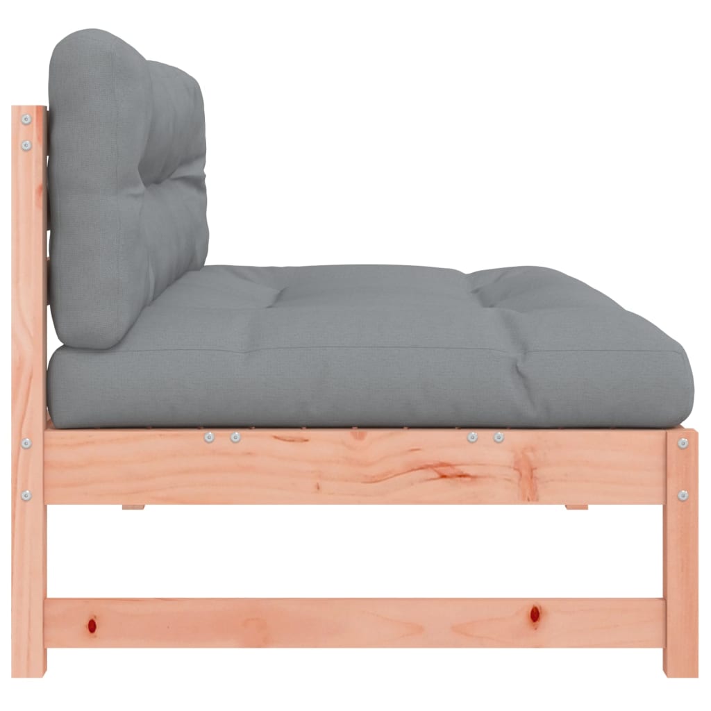Divano Centrale 120x80 Cm In Legno Massello Di Douglas