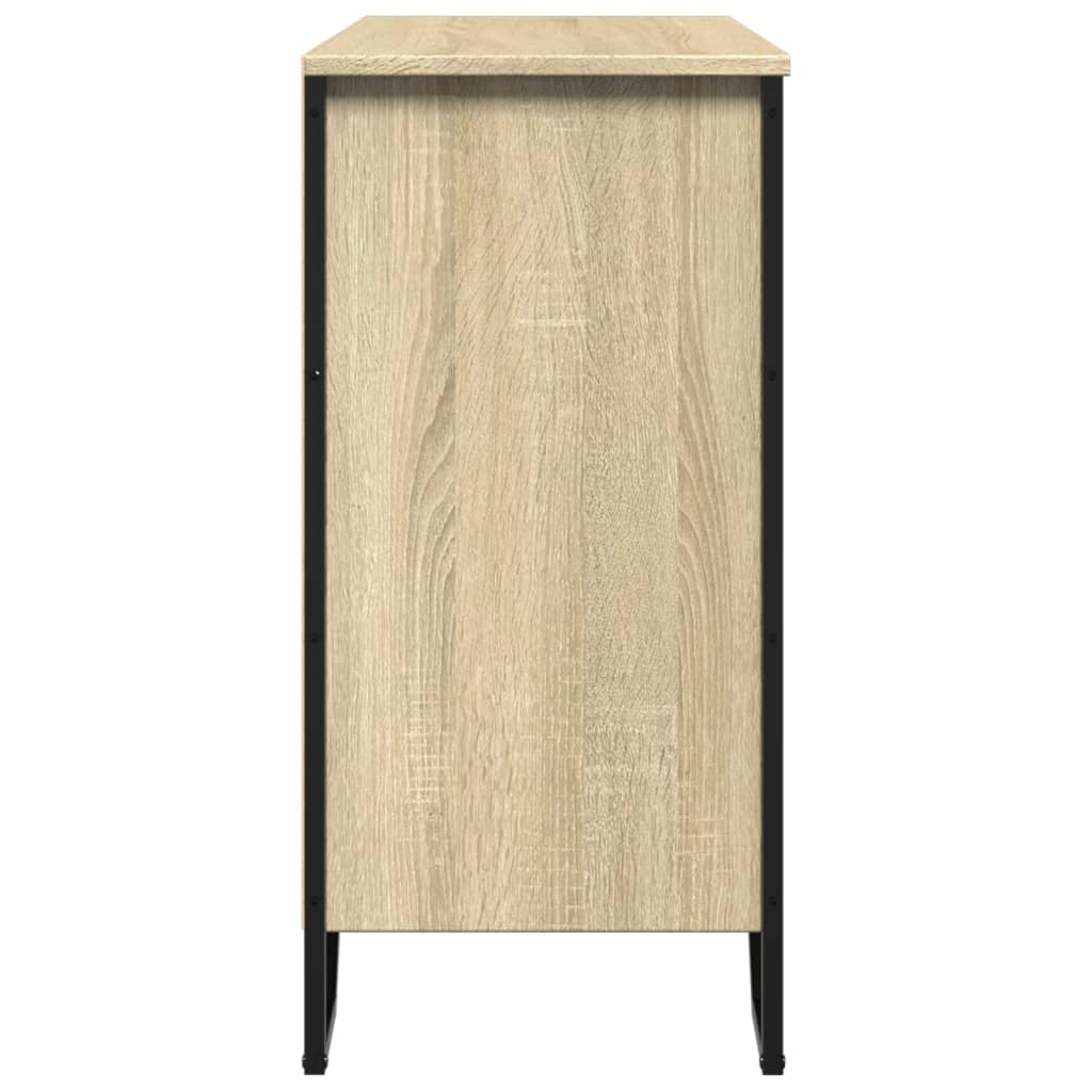 Credenza Rovere Sonoma 91x35,5x74,5 Cm In Legno Multistrato - Image 6