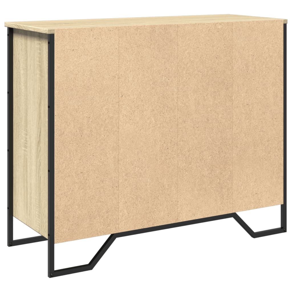 Credenza Rovere Sonoma 91x35,5x74,5 Cm In Legno Multistrato - Image 5