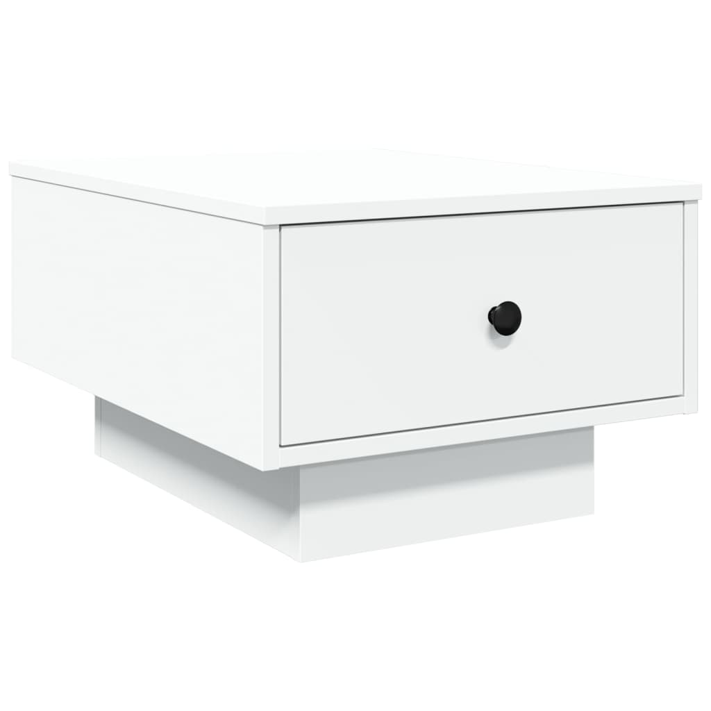 Tavolino Da Salotto Bianco 60x45x31 Cm In Legno Multistrato - Image 4