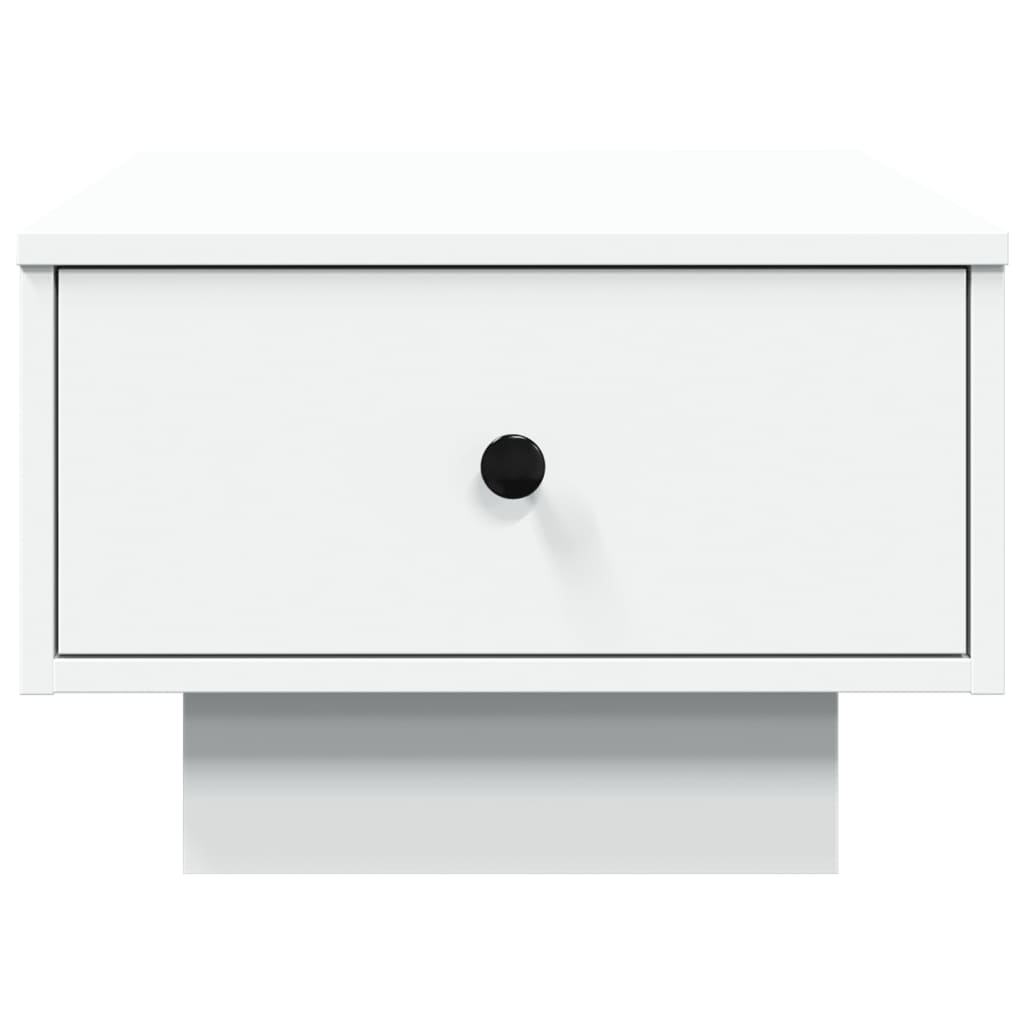 Tavolino Da Salotto Bianco 60x45x31 Cm In Legno Multistrato - Image 2