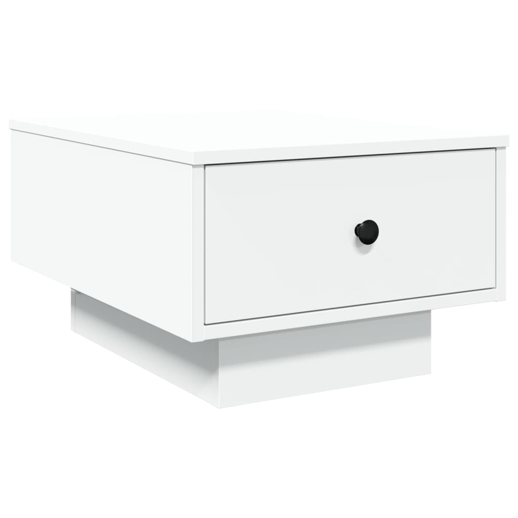 Tavolino Da Salotto Bianco 60x45x31 Cm In Legno Multistrato - Image 5
