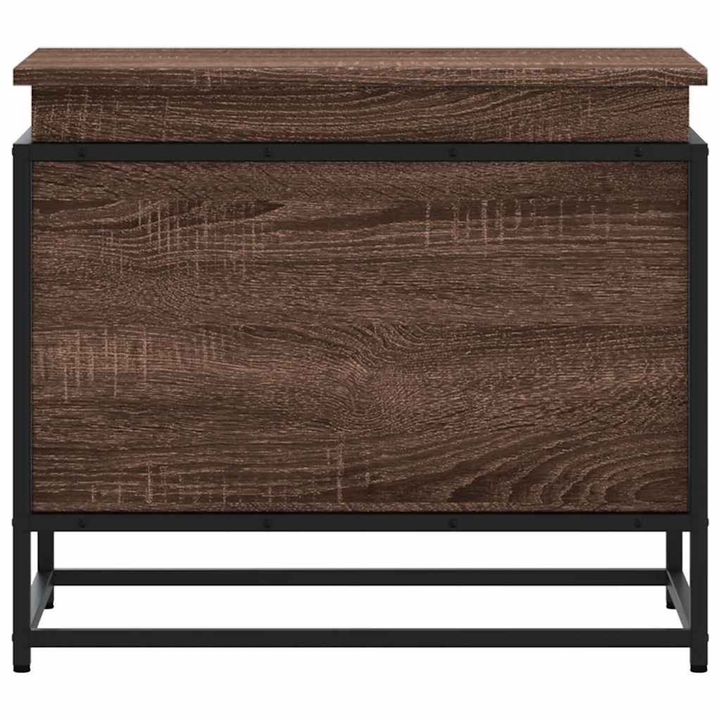 Contenitore Con Coperchio Rovere Marrone 60x40x51,5 Truciolato - Image 2