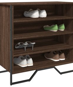 Scarpiera Rovere Marrone 80x38x78 Cm In Truciolato