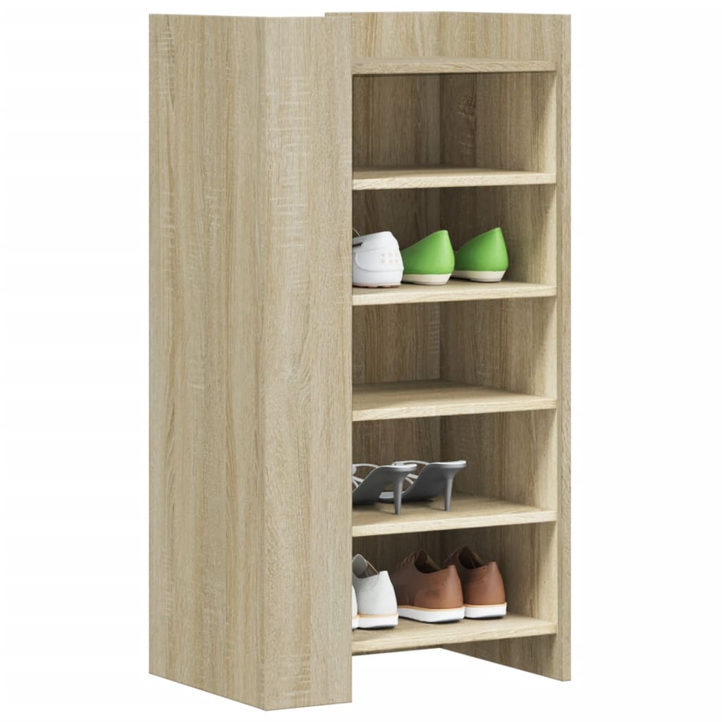 Scarpiera Rovere Sonoma 52x37,5x100 Cm In Legno Multistrato - Image 4