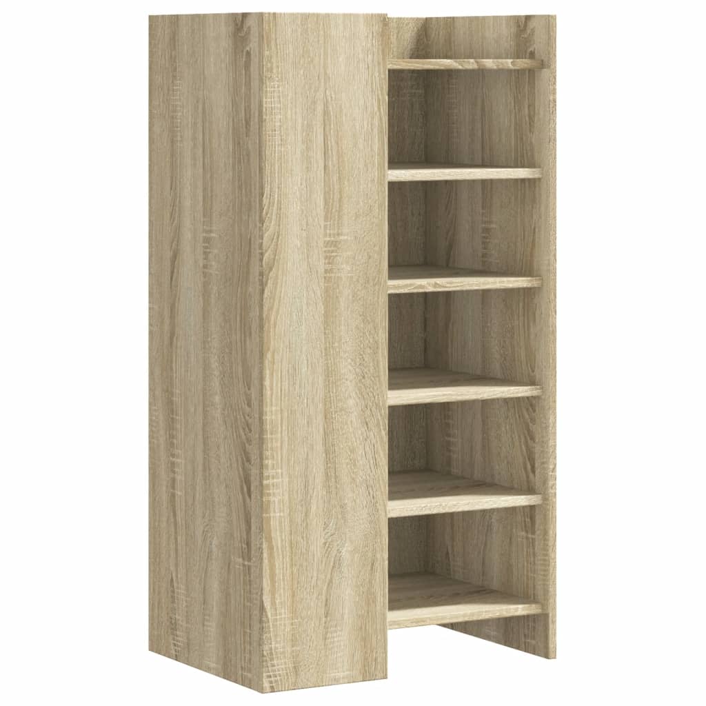 Scarpiera Rovere Sonoma 52x37,5x100 Cm In Legno Multistrato - Image 5
