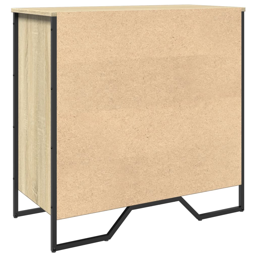 Scarpiera Rovere Sonoma 80x38x78 Cm In Truciolato - Image 2