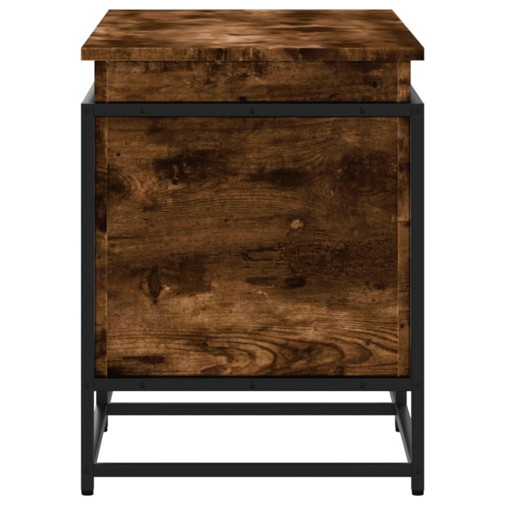 Contenitore Con Coperchio Rovere Fumo 100x40x51,5cm Truciolato - Image 3