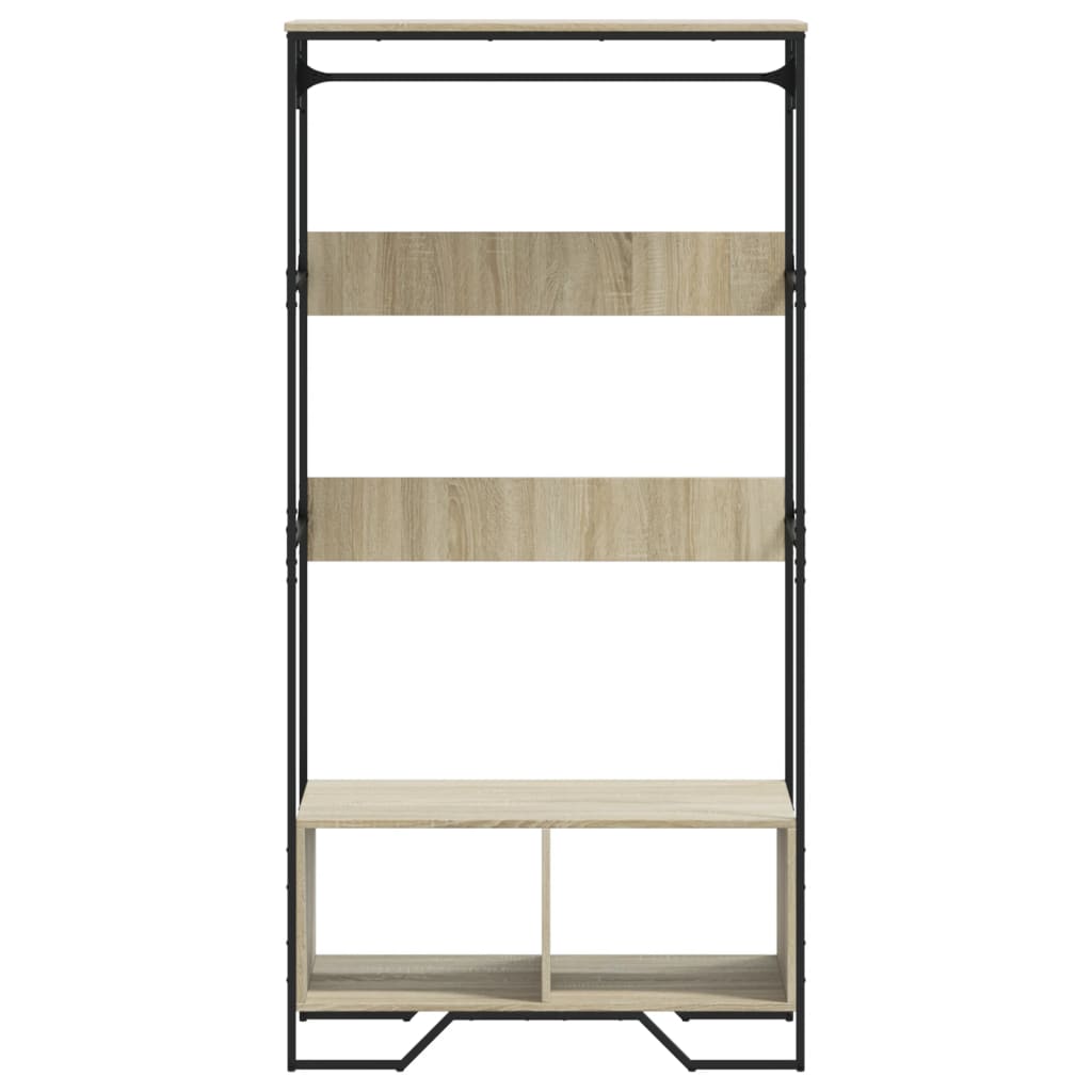 Armadio Rovere Sonoma 90x50x180 Cm In Truciolato