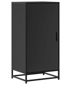 Scarpiera Nera 48x38x97,5 Cm In Legno Multistrato