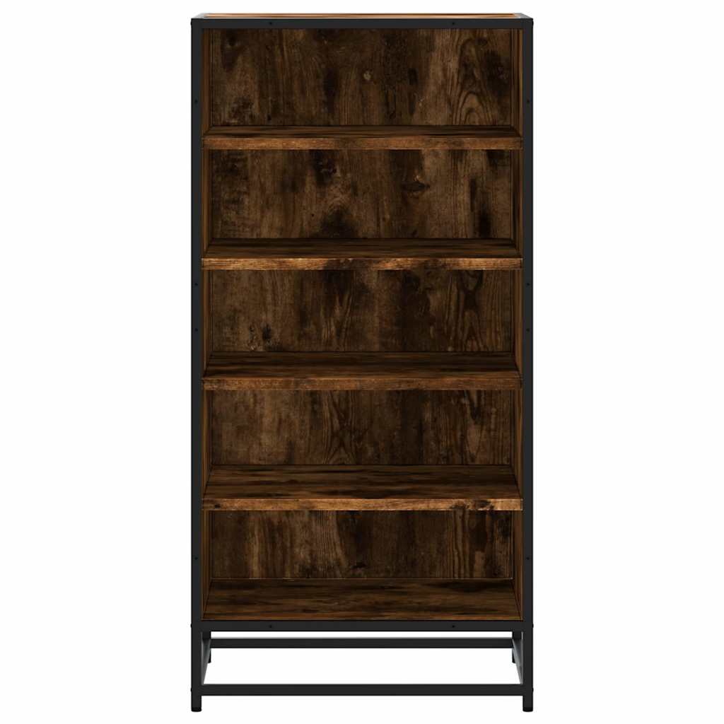 Scarpiera Rovere Fumo 48x38x97,5 Cm In Legno Multistrato - Image 2