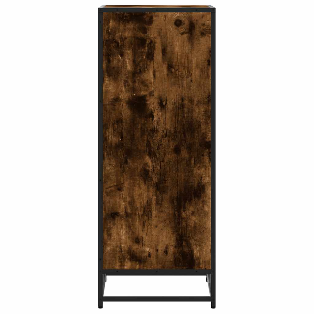 Scarpiera Rovere Fumo 48x38x97,5 Cm In Legno Multistrato - Image 3