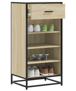Scarpiera Rovere Sonoma 48x38x97,5 Cm In Legno Multistrato