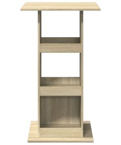Tavolo Bar Portaoggetti Rovere Sonoma 60x60x102 Cm Multistrato