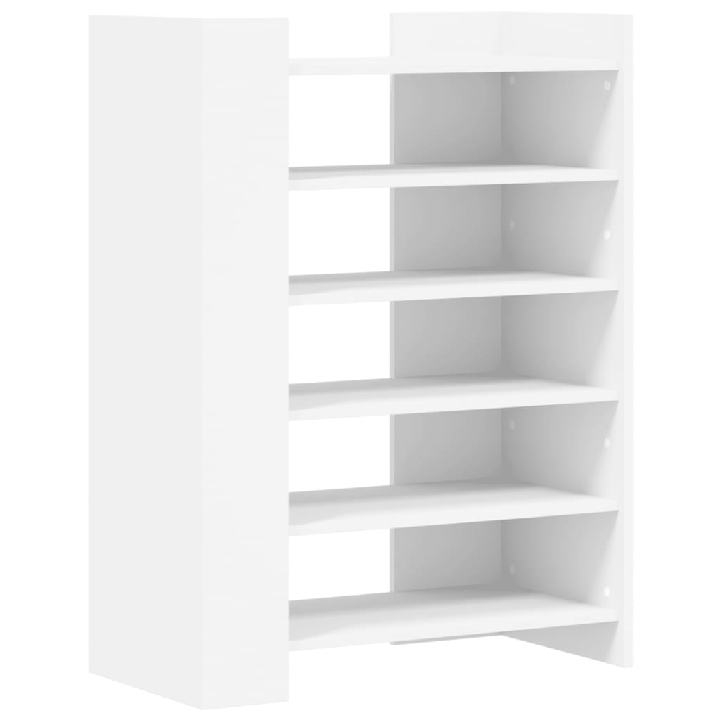 Scarpiera Bianca 74,5x37,5x100 Cm In Legno Multistrato - Image 5