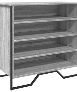 Scarpiera Grigio Sonoma 80x38x78 Cm In Truciolato