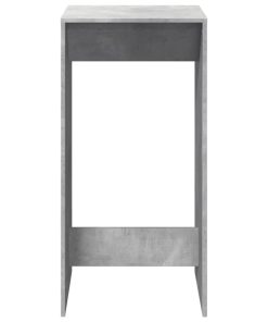 Tavolo Da Bar Grigio Cemento 51x50x103,5cm In Legno Multistrato