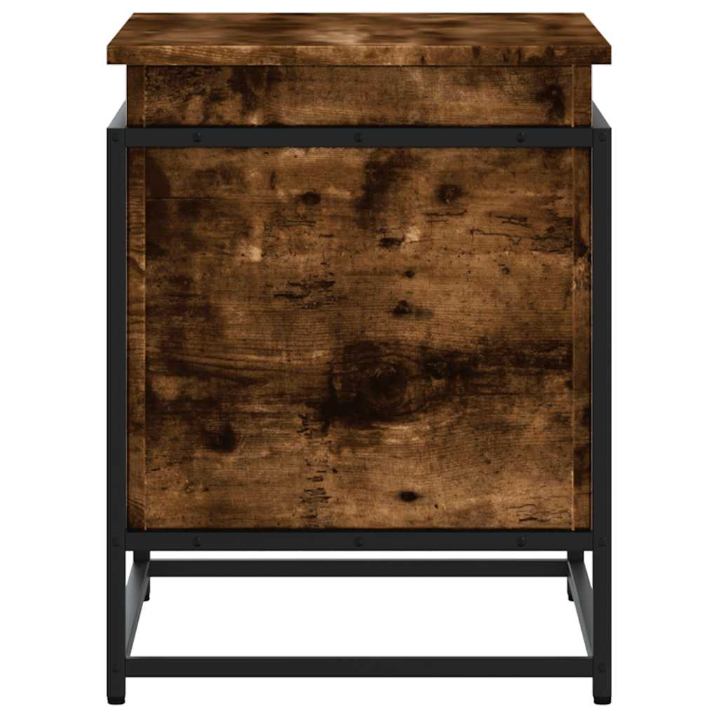 Contenitore Con Coperchio Rovere Fumo 60x40x51,5cm Truciolato - Image 5