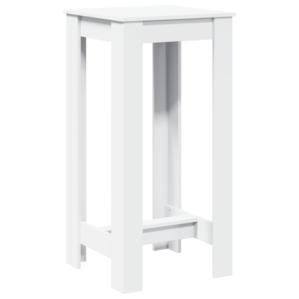 Tavolo Da Bar Bianco 51x50x103,5 Cm In Truciolato