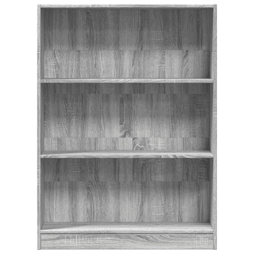 Libreria Grigio Sonoma 80x24x109 Cm In Legno Multistrato - Image 6