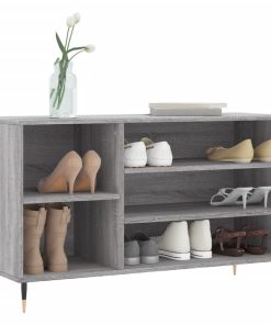 Scarpiera Grigio Sonoma 102x36x60 Cm In Legno Multistrato