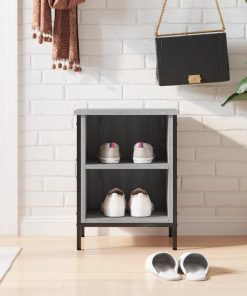 Scarpiera Grigio Sonoma 38x35x50 Cm In Legno Multistrato