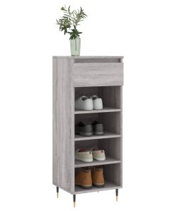 Scarpiera Grigio Sonoma 40x36x105 Cm In Legno Multistrato