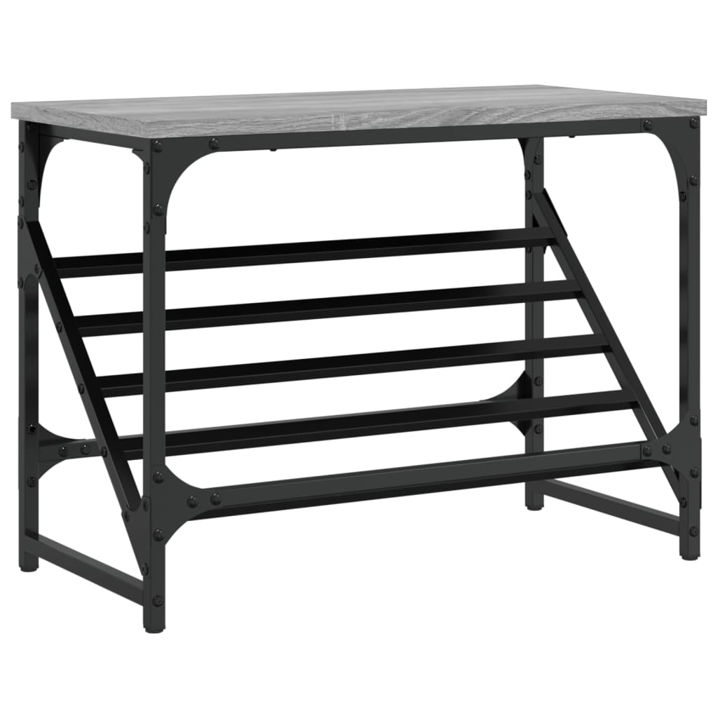Scarpiera Grigio Sonoma 60x30x45 Cm In Legno Multistrato