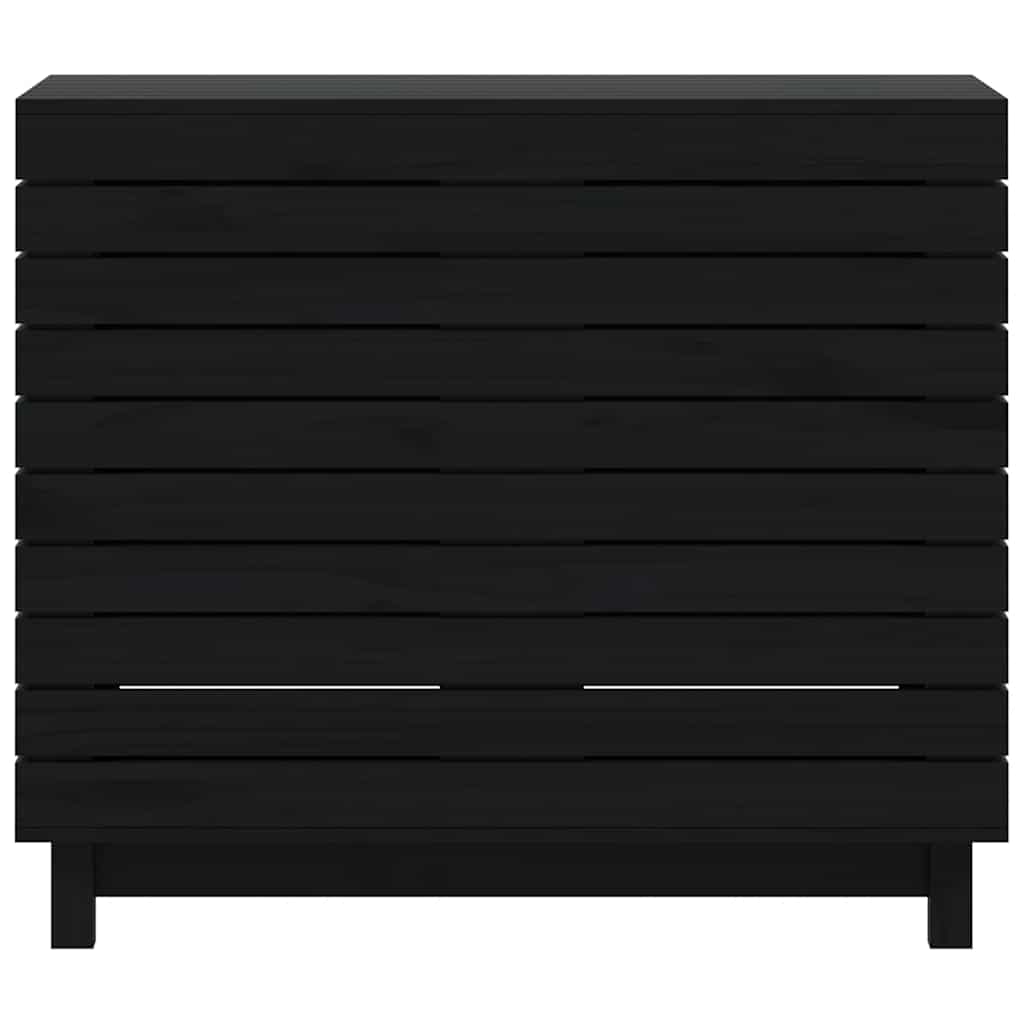 Cesto Per Bucato 88,5x44x76 Cm Legno Massello Pino - Image 4