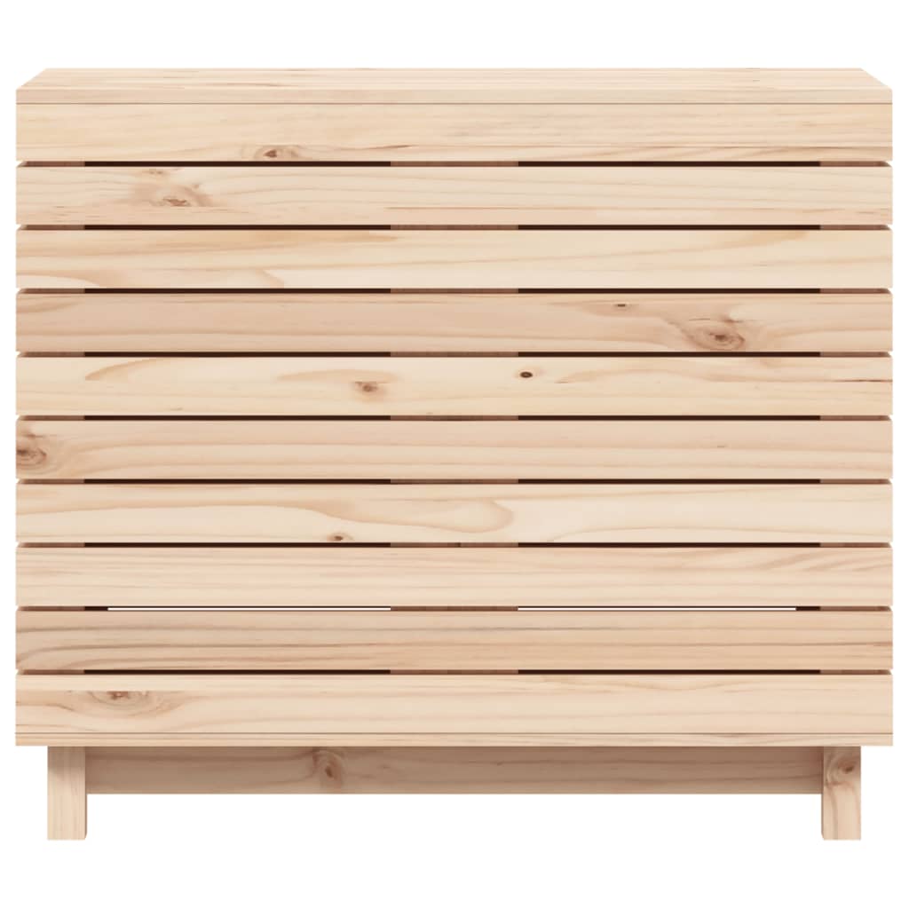 Cesto Per Bucato 88,5x44x76 Cm Legno Massello Pino - Image 6
