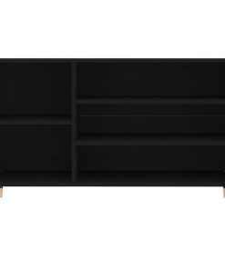 Scarpiera Nera 102x36x60 Cm In Legno Multistrato