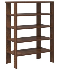 Scarpiera Rovere Marrone 61x32x87,5 Cm In Truciolato