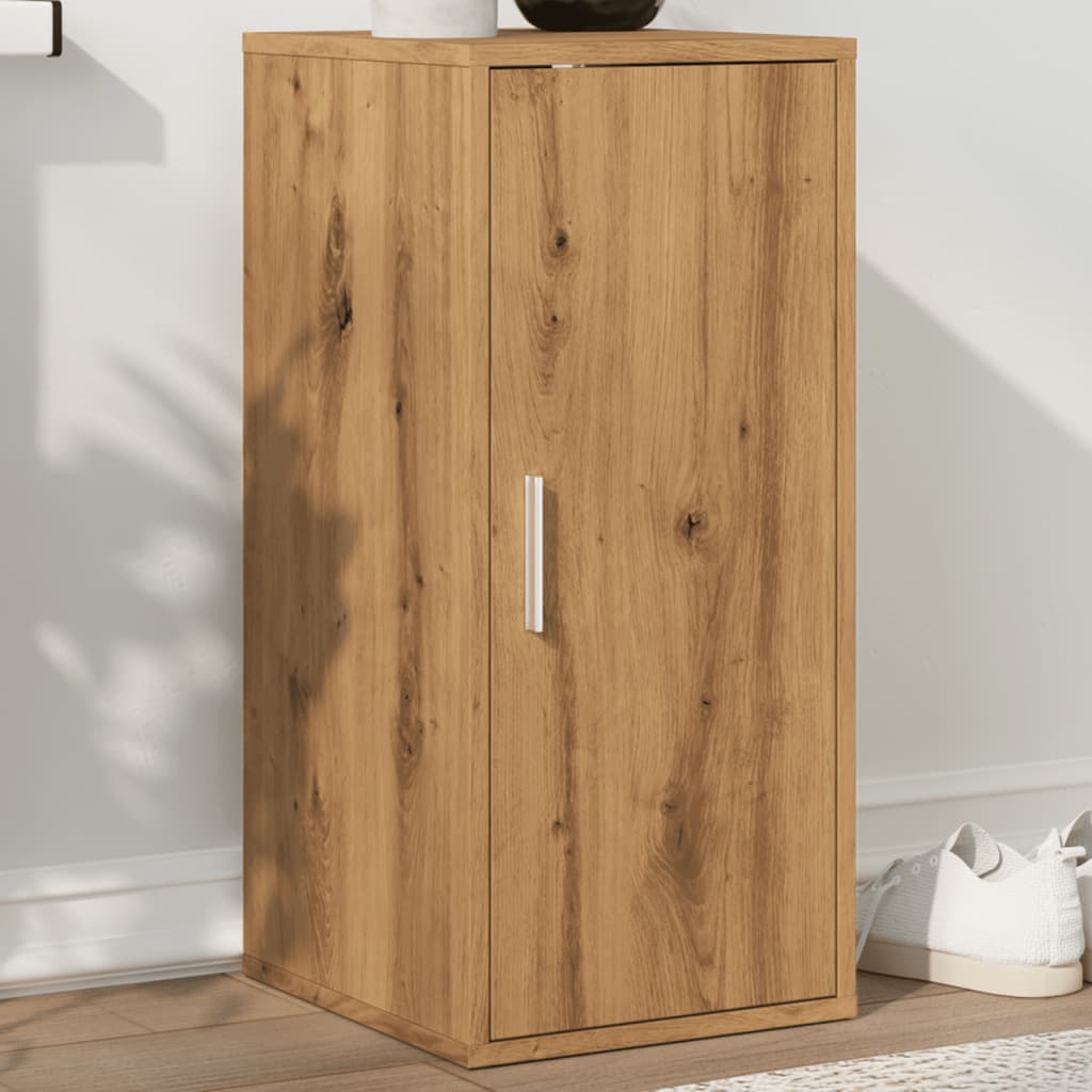 Scarpiera Rovere Artigianale 32x35x70 Cm In Legno Multistrato - Image 5