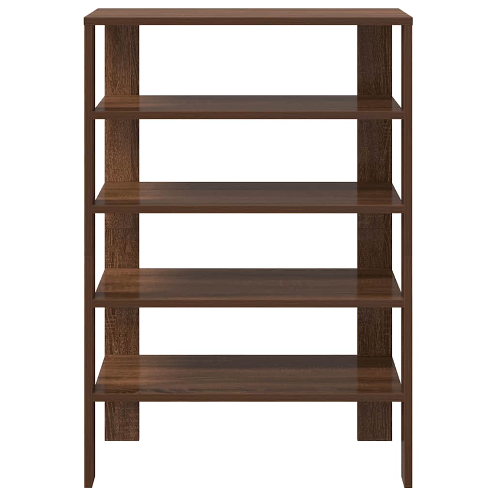Scarpiera Rovere Marrone 61x32x87,5 Cm In Truciolato - Image 3