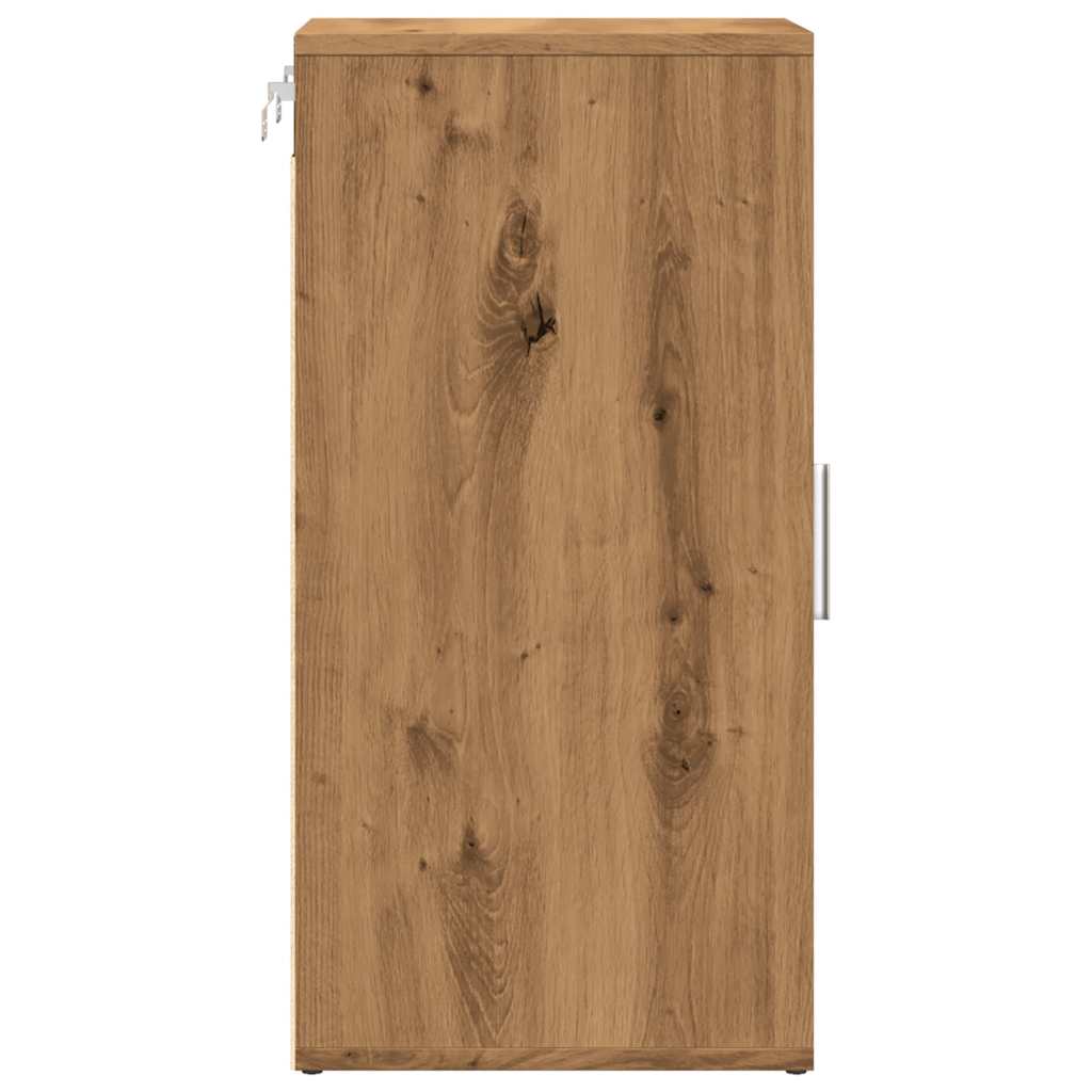 Scarpiera Rovere Artigianale 32x35x70 Cm In Legno Multistrato - Image 6