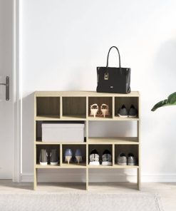 Scarpiere 2 Pz Impilabili Rovere Sonoma 89,5x30x40 cm