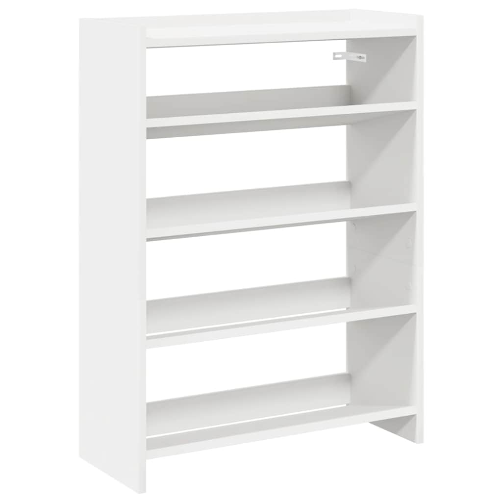 Scarpiera Bianca 60x25x81 Cm In Legno Multistrato - Image 5
