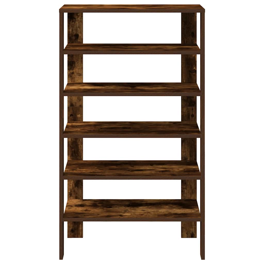 Scarpiera Rovere Fumo 61x32x105 Cm In Truciolato - Image 3