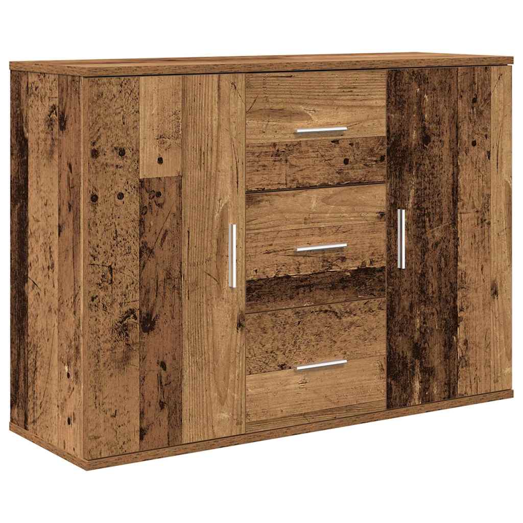 Credenza Legno Antico 90x29,5x65 Cm In Legno Multistrato - Image 4