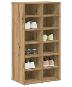 Scarpiera Rovere Artigianale 54x34x100,5 Cm In Truciolato