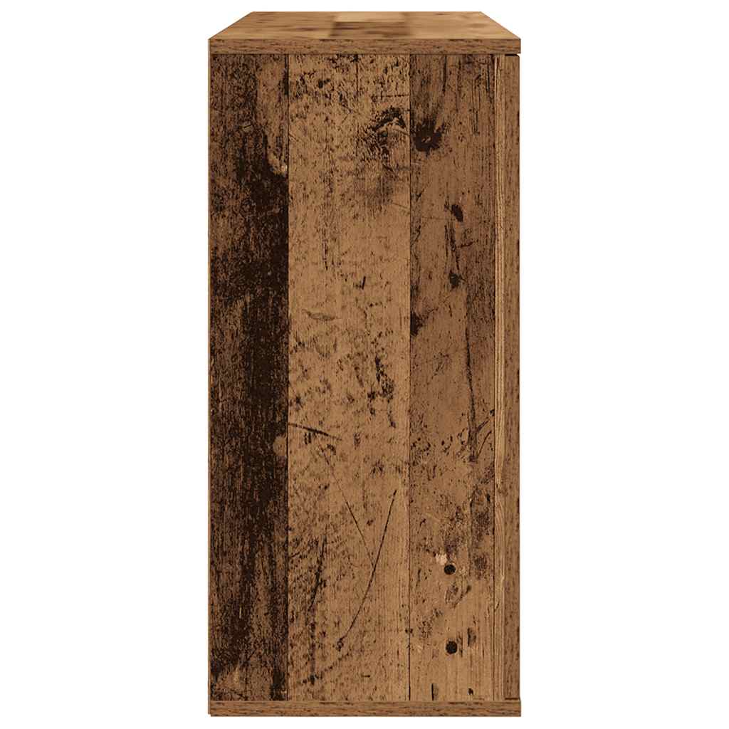 Credenza Legno Antico 90x29,5x65 Cm In Legno Multistrato