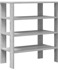 Scarpiera Grigio Sonoma 61x32x70 Cm In Legno Multistrato