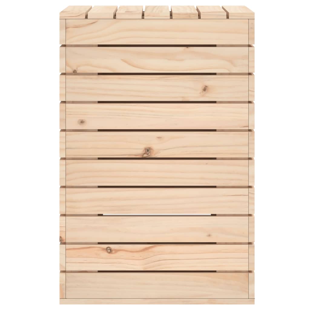 Cesto Per Bucato 44x44x66 Cm Legno Massello Pino - Image 3