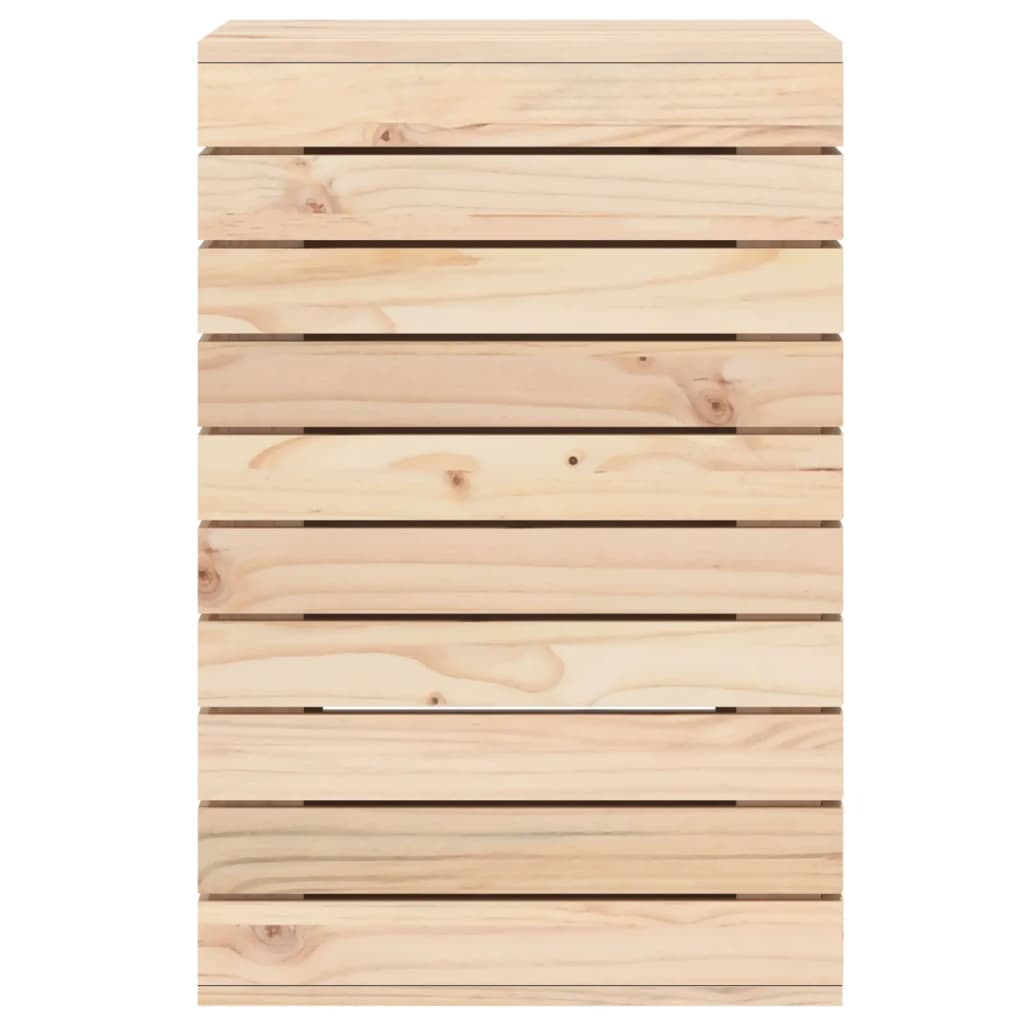 Cesto Per Bucato 44x44x66 Cm Legno Massello Pino - Image 6