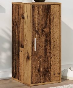 Scarpiera Legno Antico 32x35x70 Cm In Legno Multistrato