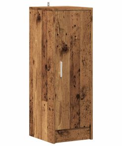 Scarpiera Legno Vecchio 32x35x92 Cm In Legno Multistrato
