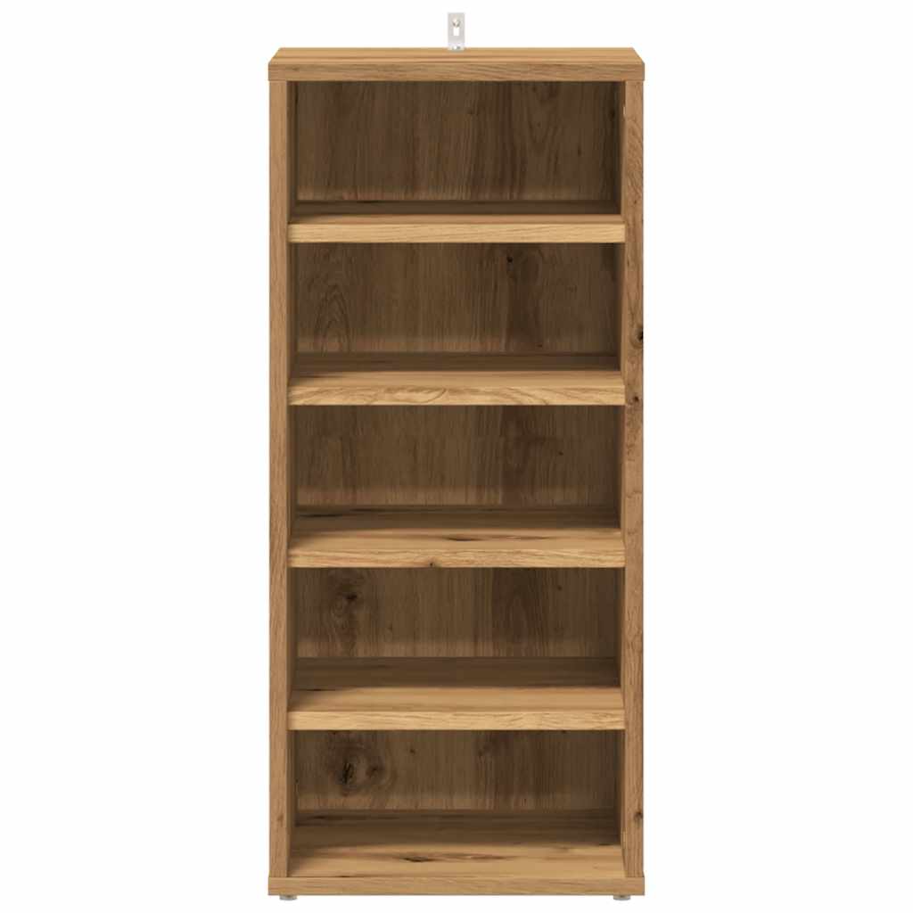 Scarpiera Rovere Artigianale 32x35x70 Cm In Legno Multistrato - Image 5