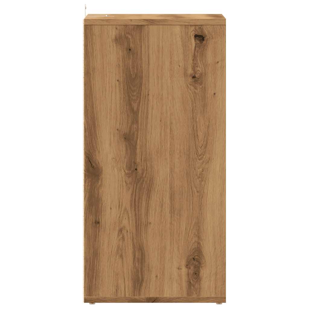 Scarpiera Rovere Artigianale 32x35x70 Cm In Legno Multistrato - Image 4