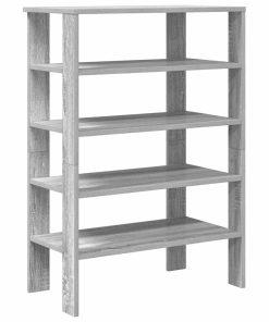 Scarpiera Grigio Sonoma 61x32x87,5 Cm In Legno Multistrato
