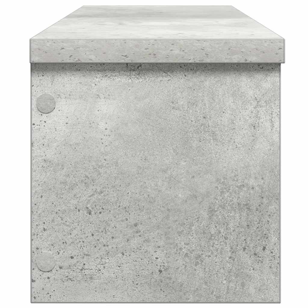Scaffali Da Cucina Impilabili 2 Pz Grigio Cemento 60x15x16 cm - Image 4